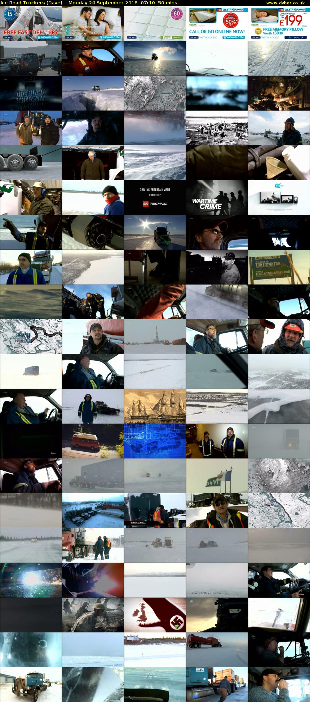Ice Road Truckers (Dave) Monday 24 September 2018 07:10 - 08:00