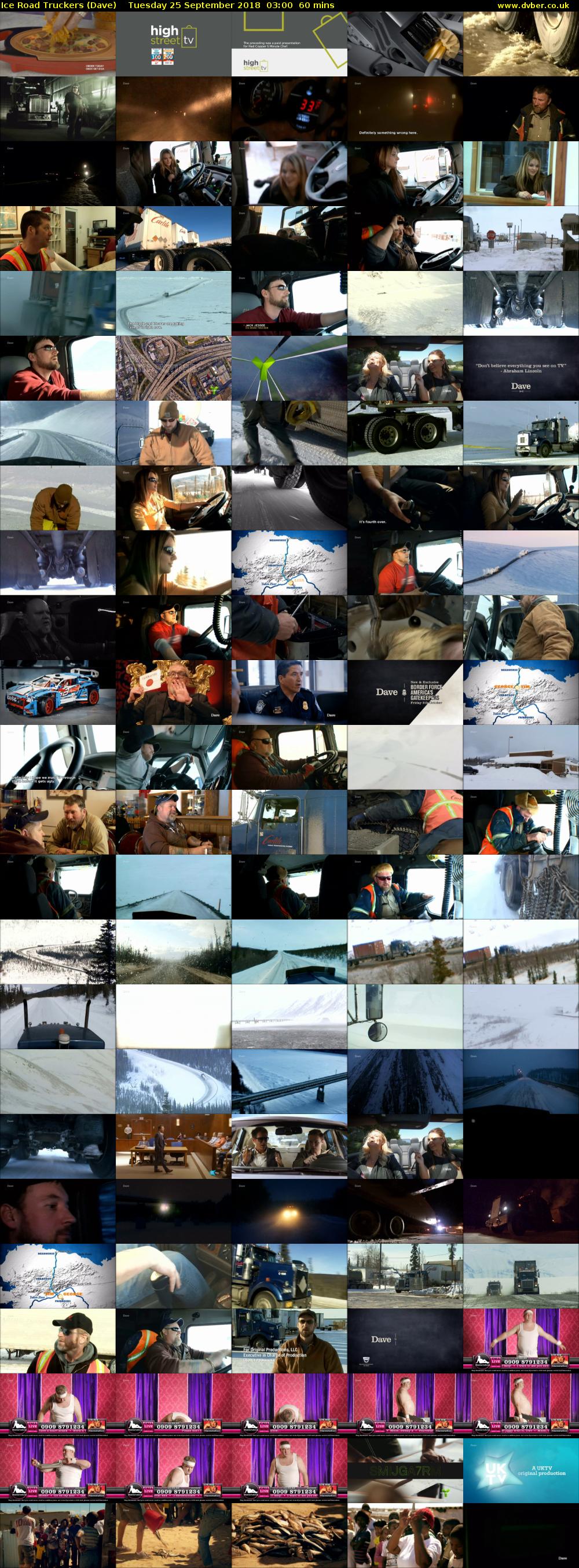 Ice Road Truckers (Dave) Tuesday 25 September 2018 03:00 - 04:00