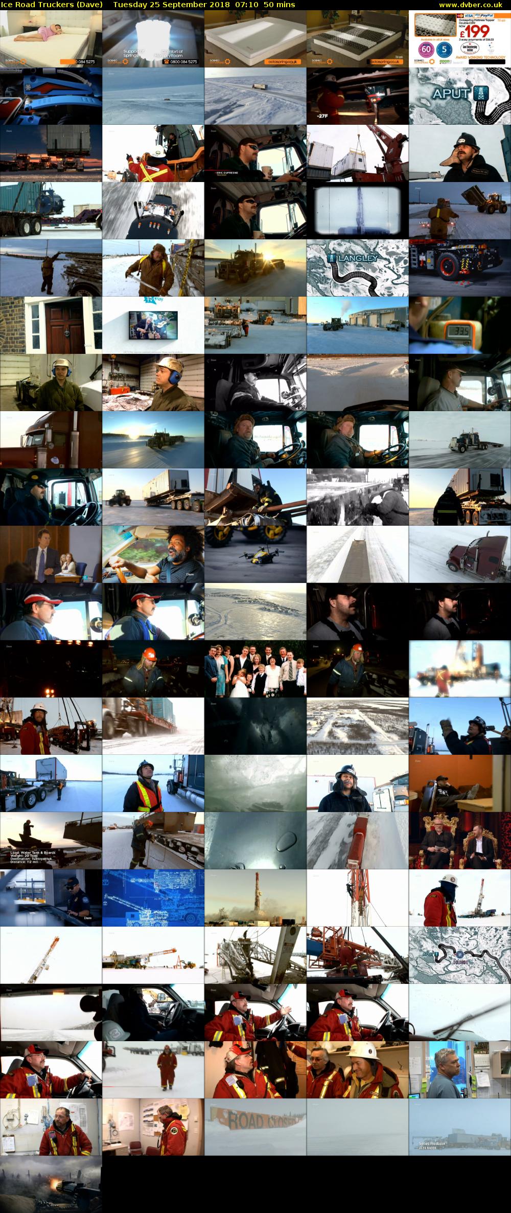 Ice Road Truckers (Dave) Tuesday 25 September 2018 07:10 - 08:00