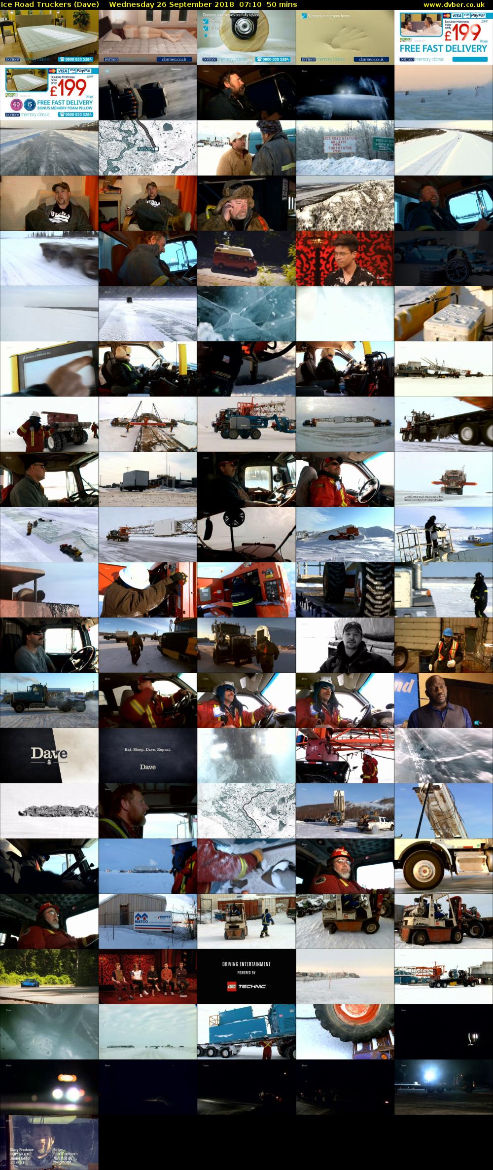 Ice Road Truckers (Dave) Wednesday 26 September 2018 07:10 - 08:00