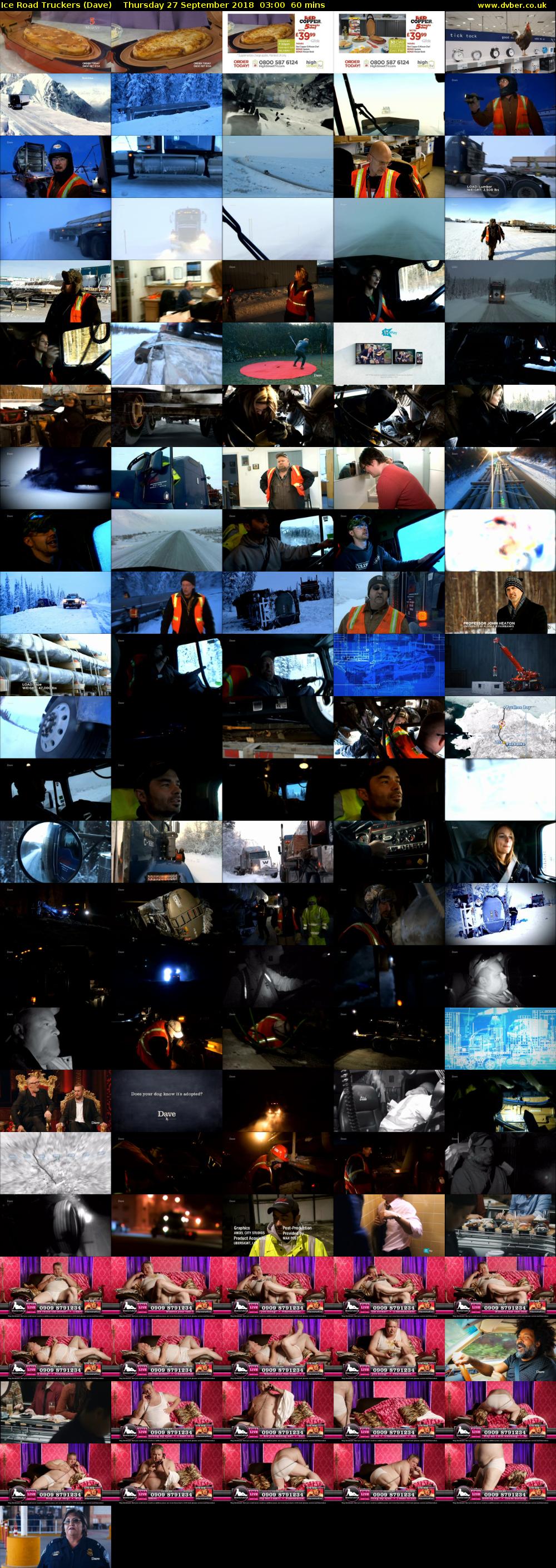 Ice Road Truckers (Dave) Thursday 27 September 2018 03:00 - 04:00