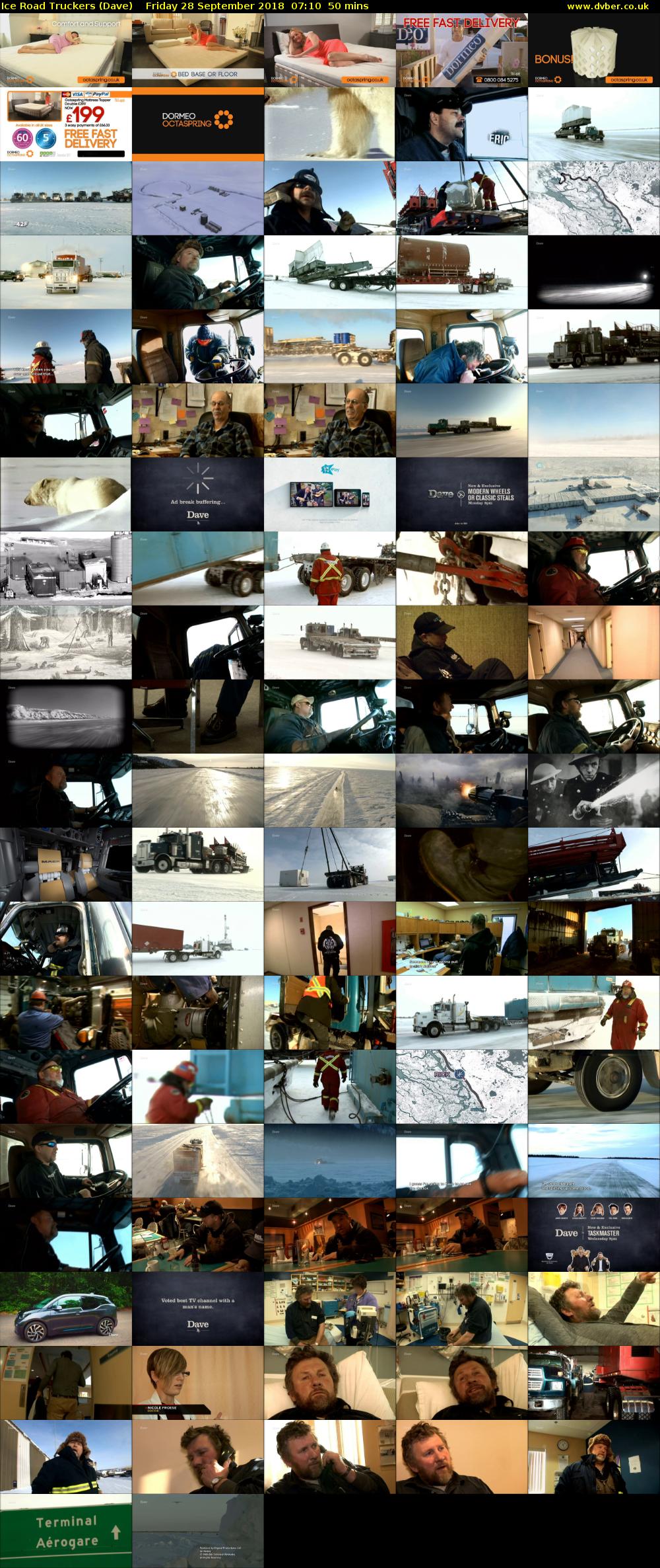 Ice Road Truckers (Dave) Friday 28 September 2018 07:10 - 08:00