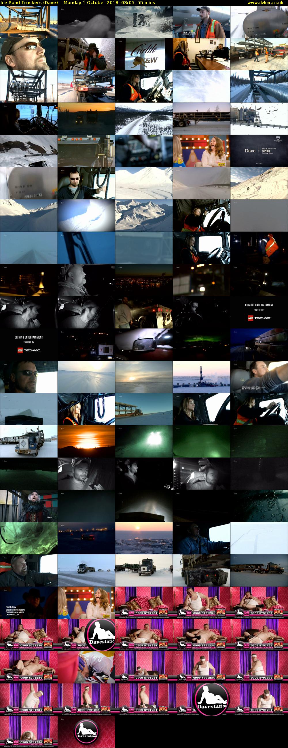 Ice Road Truckers (Dave) Monday 1 October 2018 03:05 - 04:00