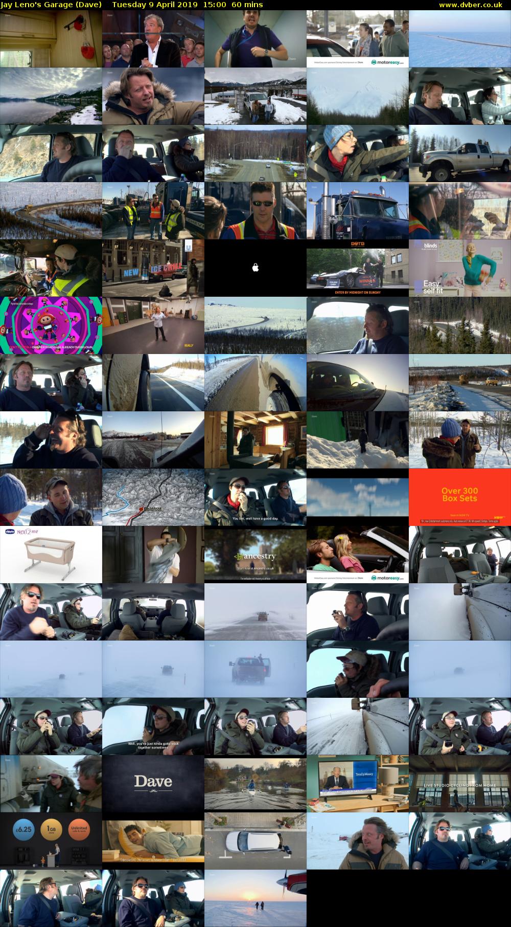 Jay Leno's Garage (Dave) Tuesday 9 April 2019 15:00 - 16:00