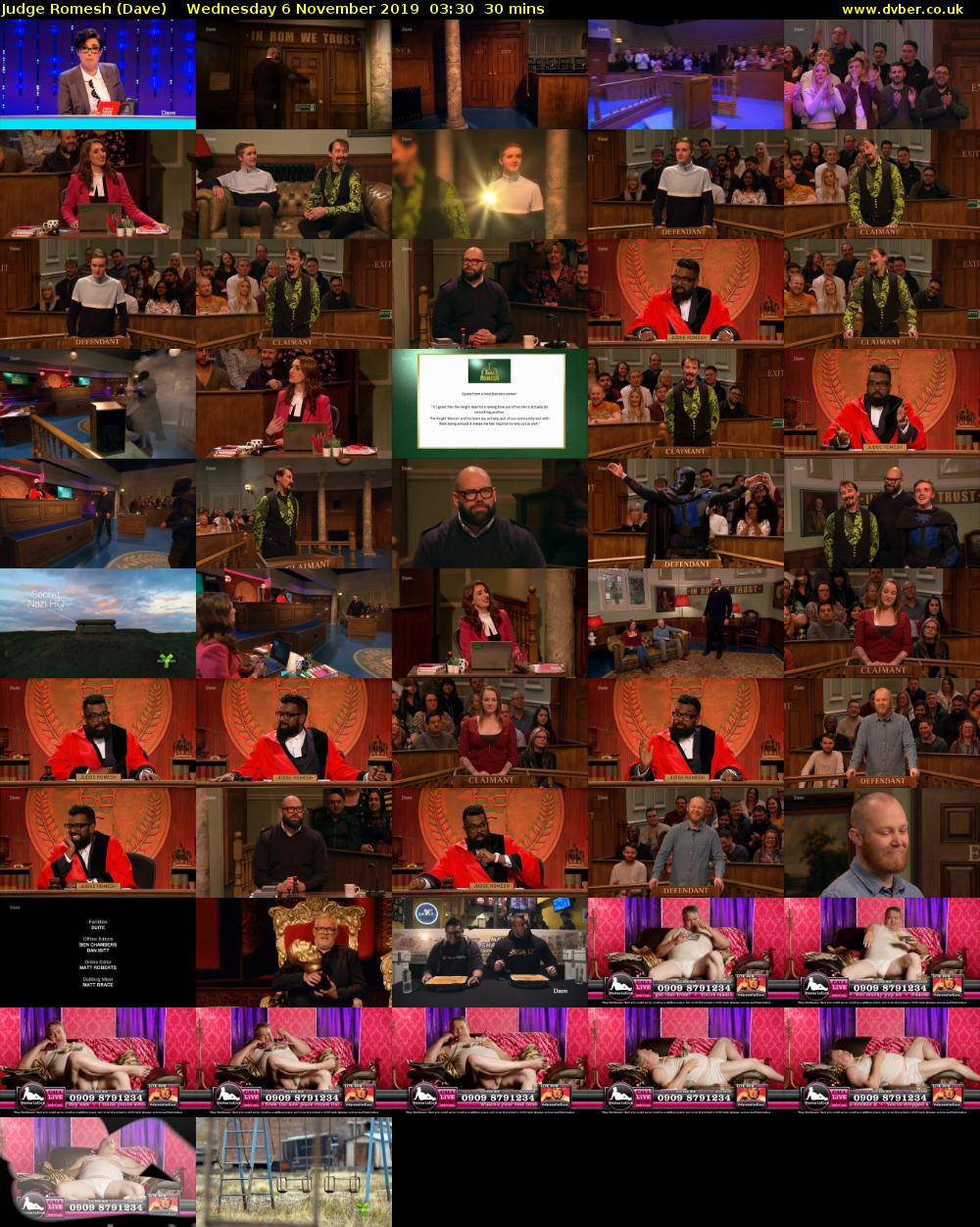 Judge Romesh (Dave) Wednesday 6 November 2019 03:30 - 04:00