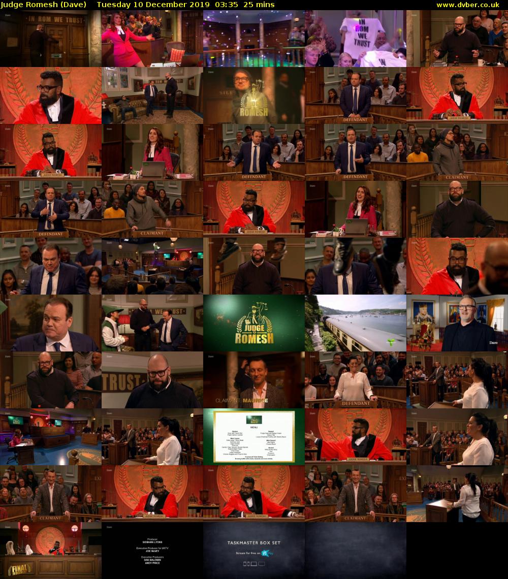 Judge Romesh (Dave) Tuesday 10 December 2019 03:35 - 04:00