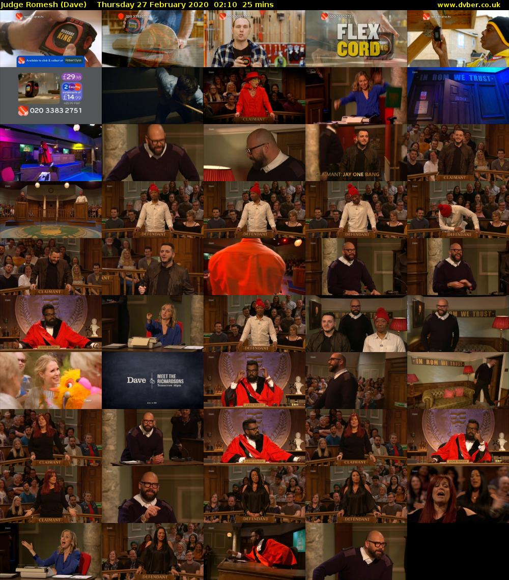 Judge Romesh (Dave) Thursday 27 February 2020 02:10 - 02:35