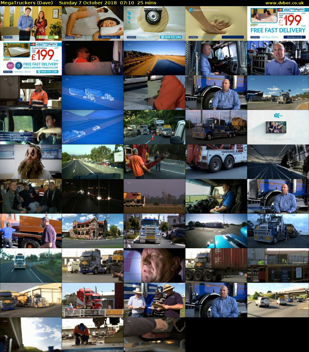 MegaTruckers (Dave) Sunday 7 October 2018 07:10 - 07:35