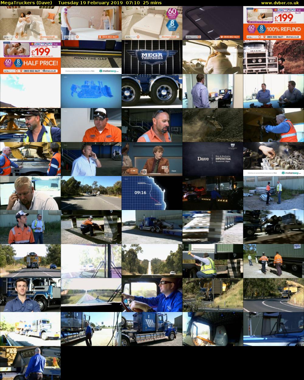 MegaTruckers (Dave) Tuesday 19 February 2019 07:10 - 07:35