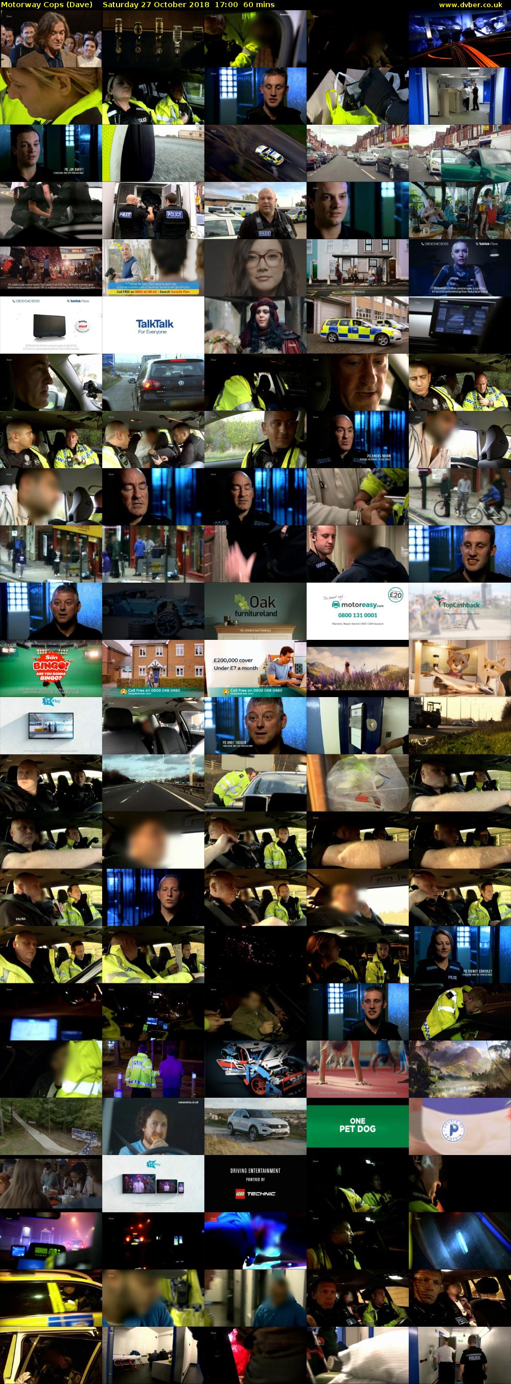 Motorway Cops (Dave) Saturday 27 October 2018 17:00 - 18:00