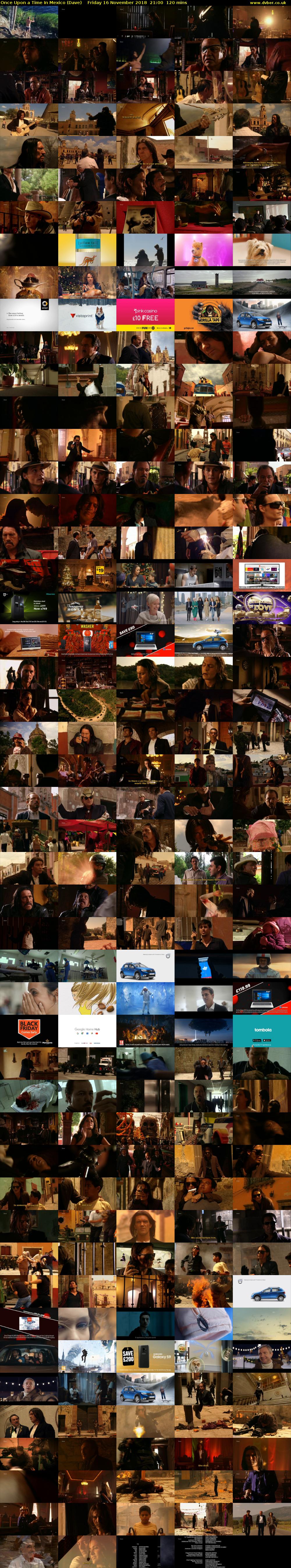 Once Upon a Time in Mexico (Dave) Friday 16 November 2018 21:00 - 23:00