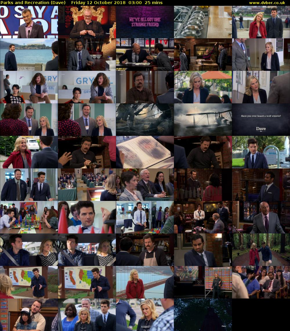 Parks and Recreation (Dave) Friday 12 October 2018 03:00 - 03:25