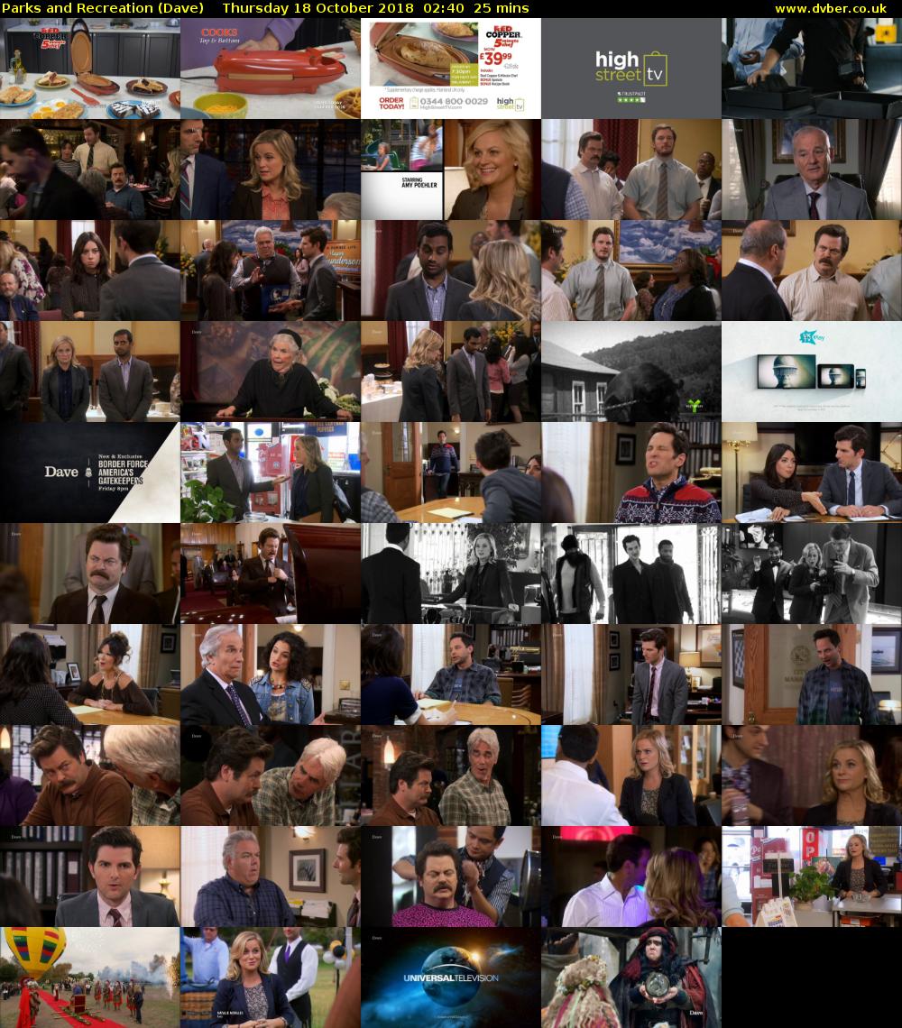 Parks and Recreation (Dave) Thursday 18 October 2018 02:40 - 03:05