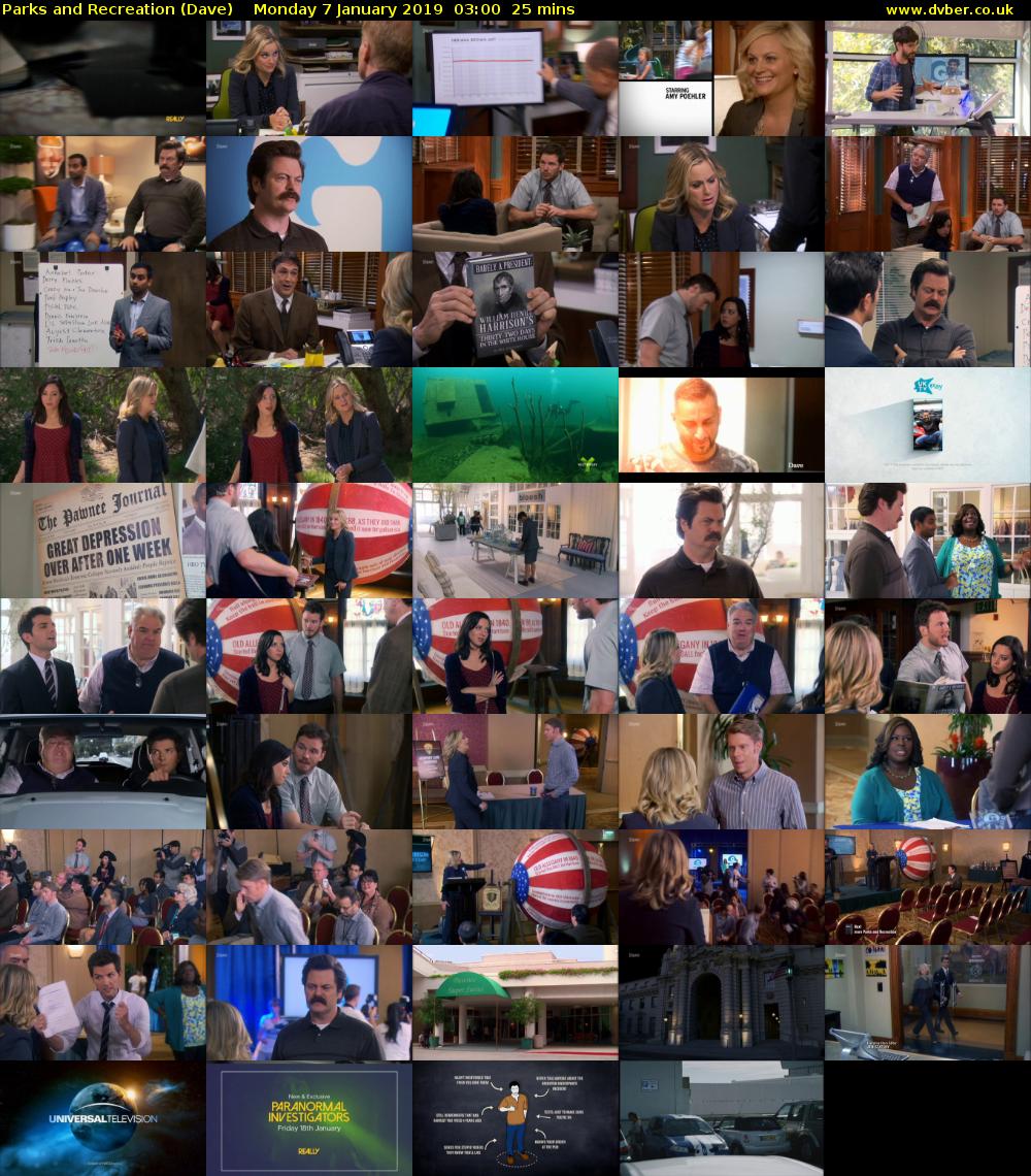 Parks and Recreation (Dave) Monday 7 January 2019 03:00 - 03:25