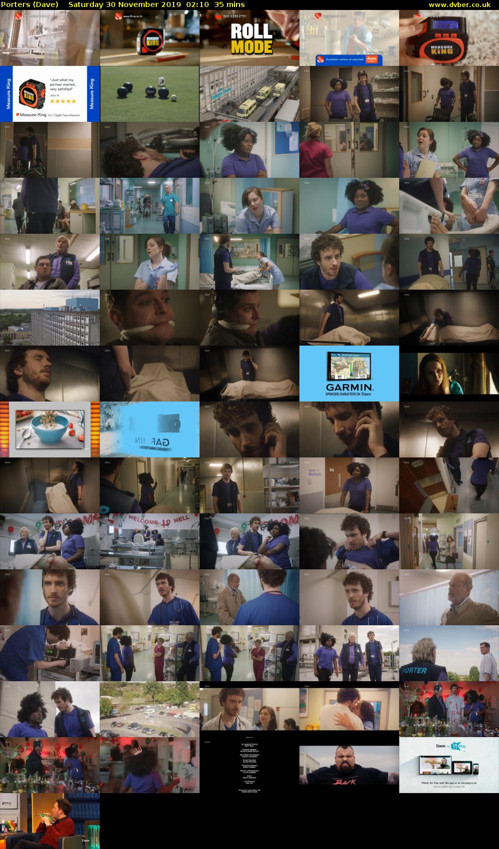 Porters (Dave) Saturday 30 November 2019 02:10 - 02:45