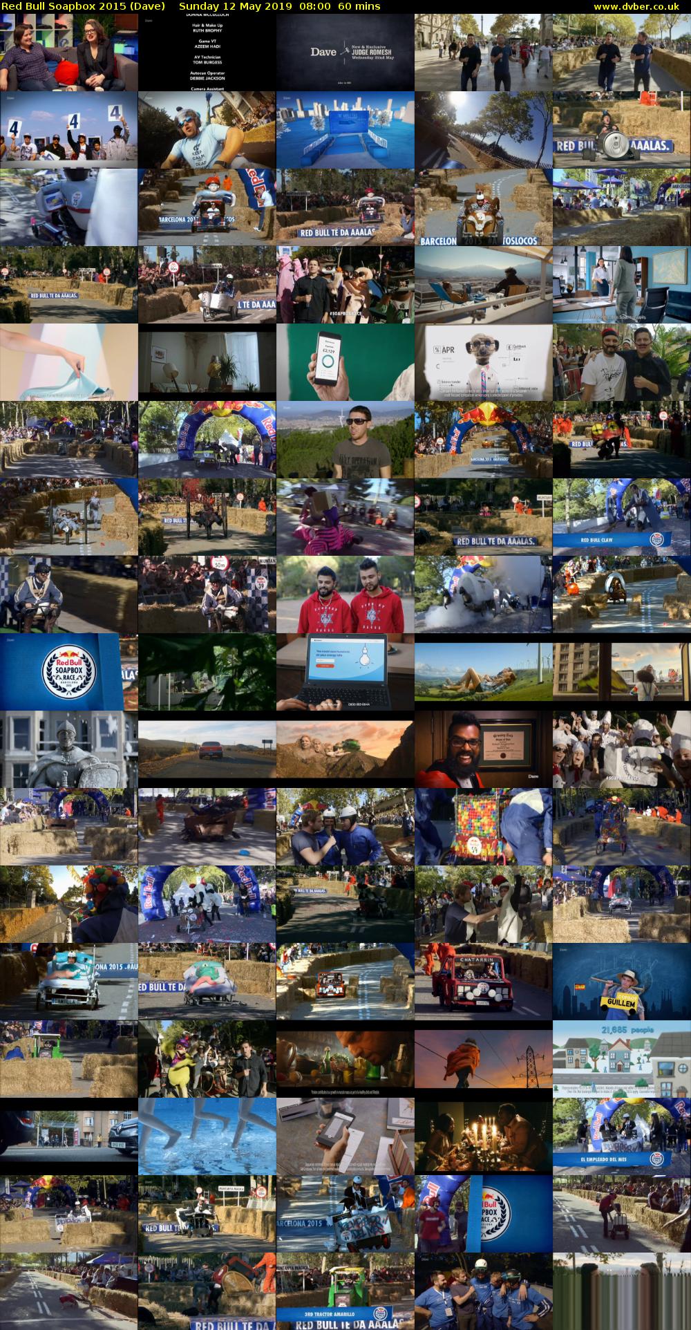 Red Bull Soapbox 2015 (Dave) Sunday 12 May 2019 08:00 - 09:00