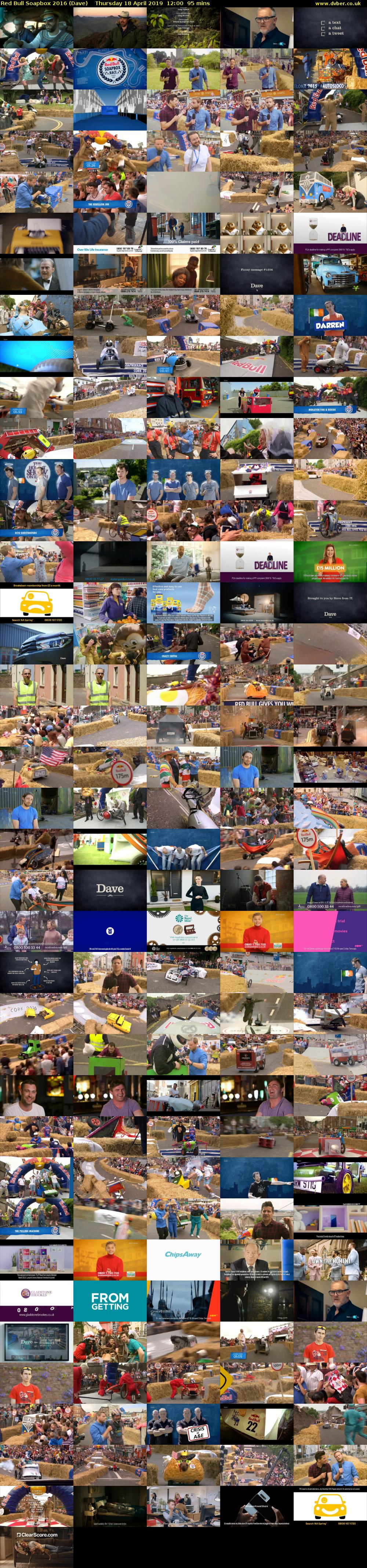 Red Bull Soapbox 2016 (Dave) Thursday 18 April 2019 12:00 - 13:35
