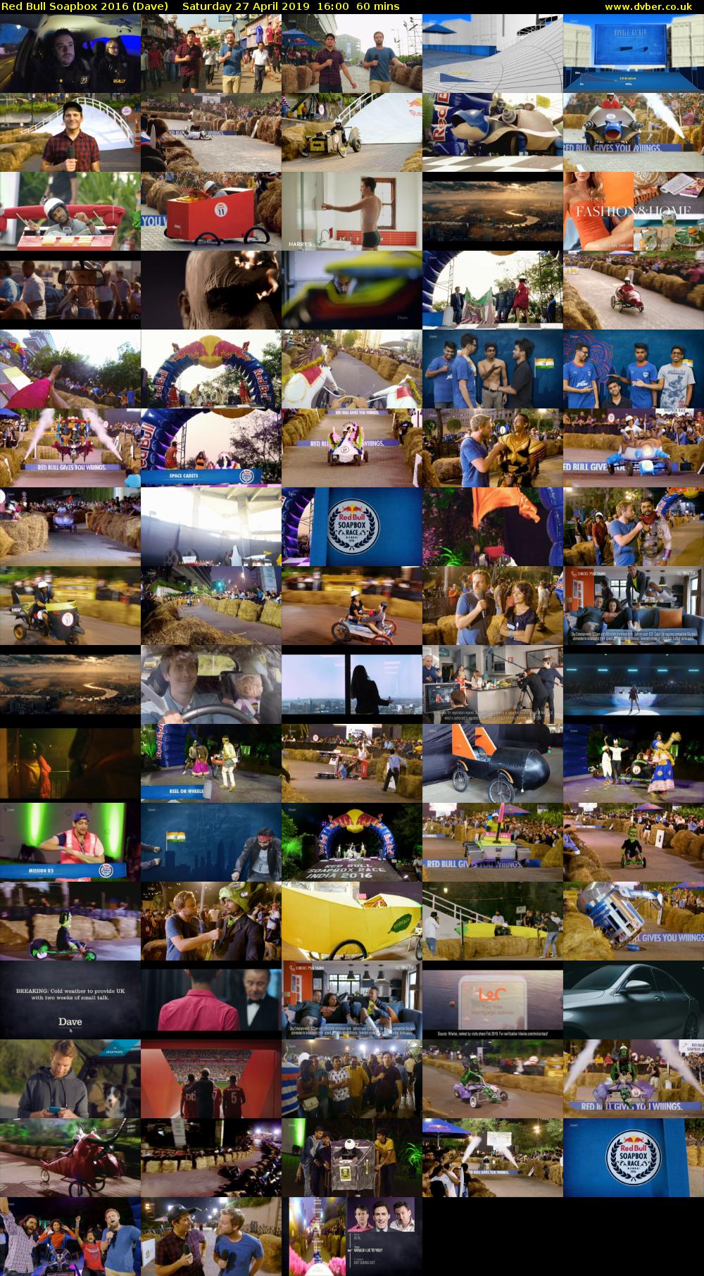 Red Bull Soapbox 2016 (Dave) Saturday 27 April 2019 16:00 - 17:00