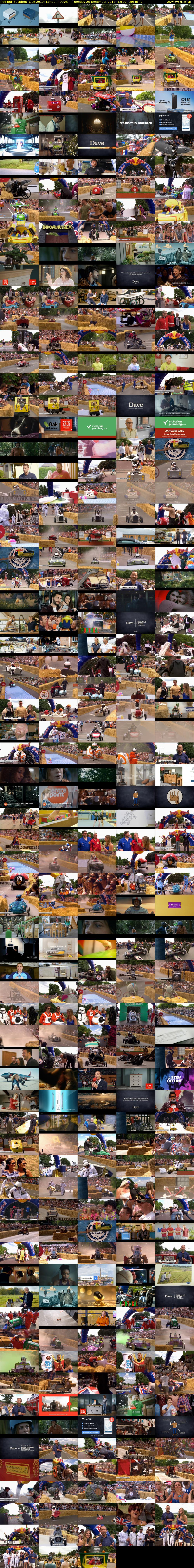 Red Bull Soapbox Race 2017: London (Dave) Tuesday 25 December 2018 12:00 - 15:00
