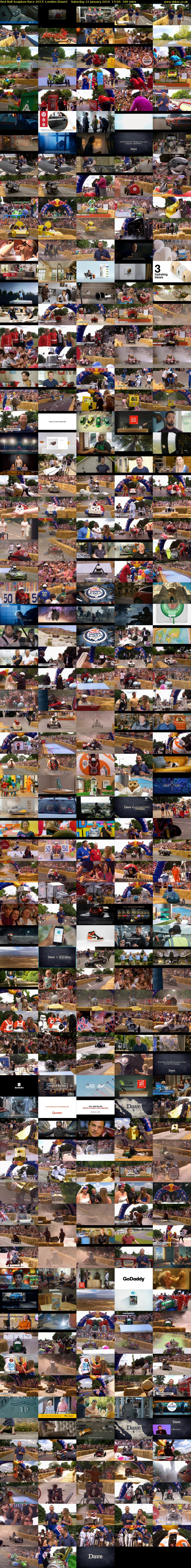 Red Bull Soapbox Race 2017: London (Dave) Saturday 12 January 2019 17:00 - 20:00