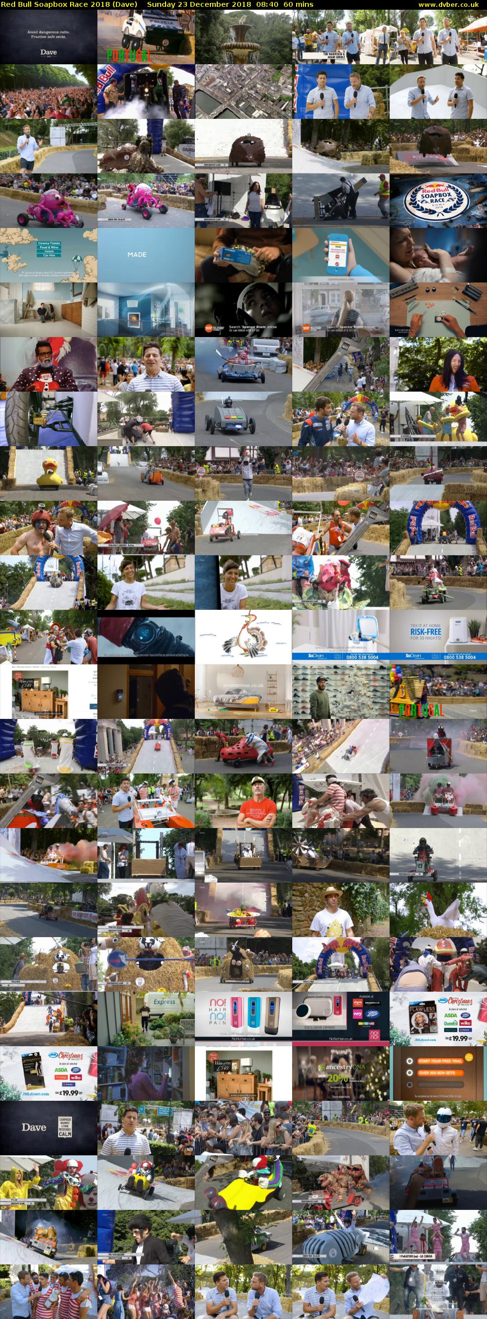 Red Bull Soapbox Race 2018 (Dave) Sunday 23 December 2018 08:40 - 09:40
