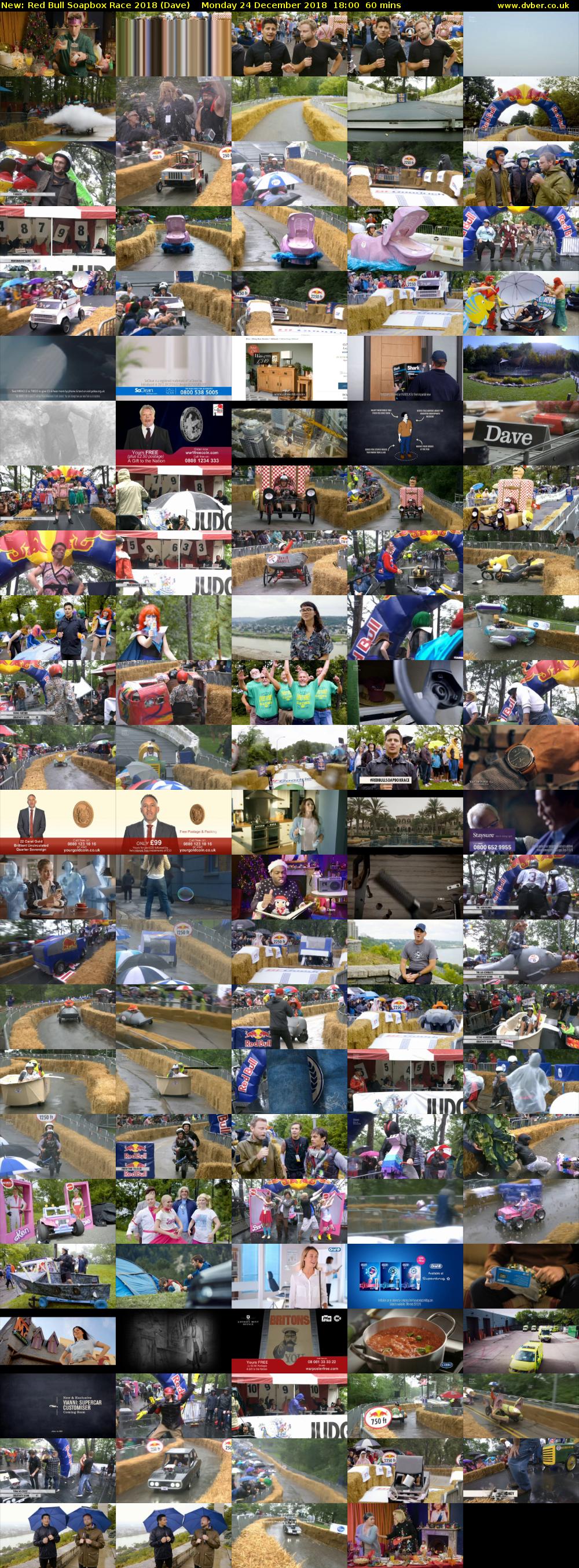 Red Bull Soapbox Race 2018 (Dave) Monday 24 December 2018 18:00 - 19:00