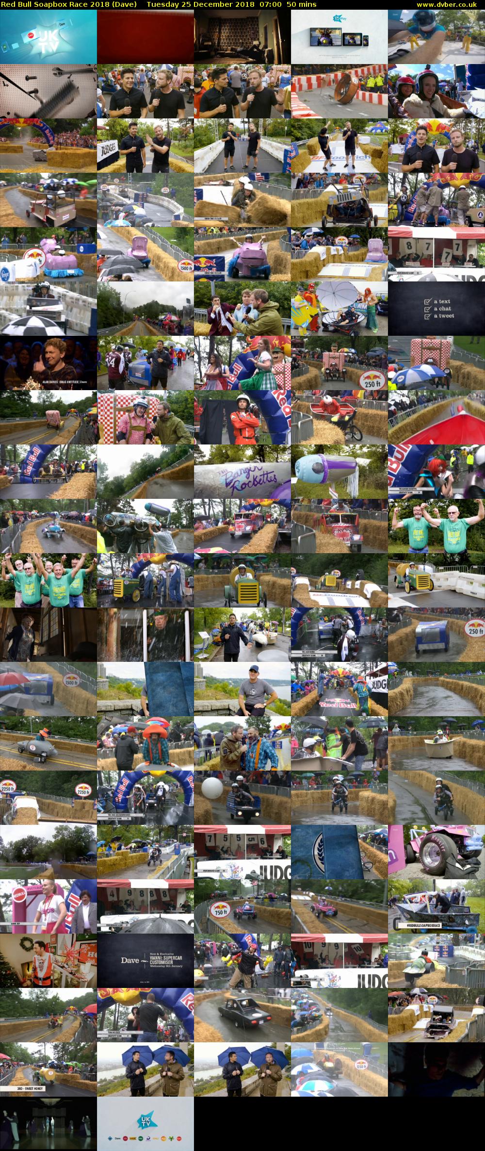 Red Bull Soapbox Race 2018 (Dave) Tuesday 25 December 2018 07:00 - 07:50