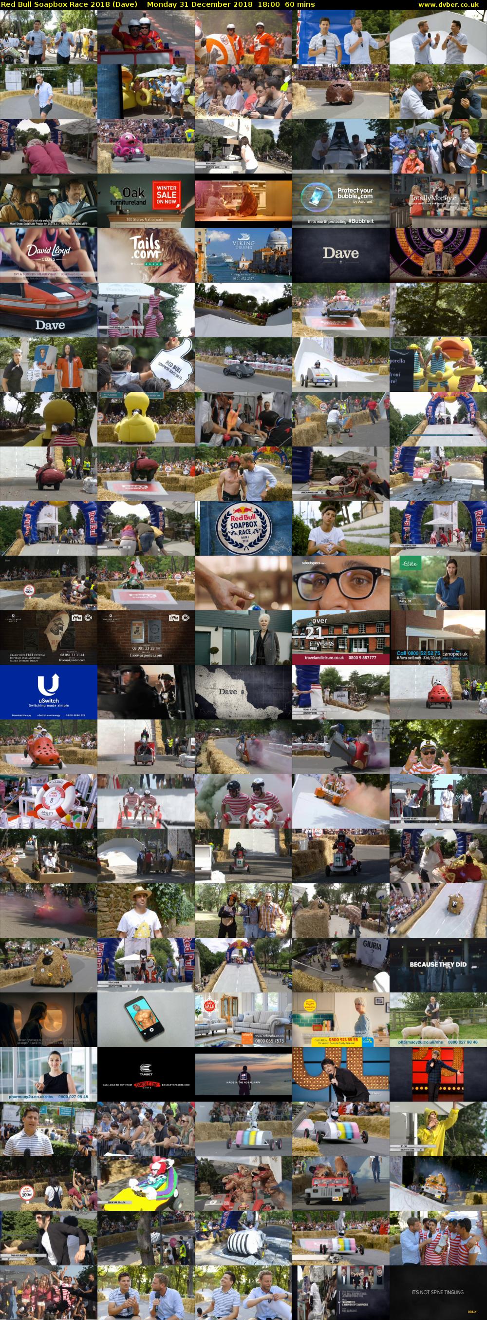 Red Bull Soapbox Race 2018 (Dave) Monday 31 December 2018 18:00 - 19:00