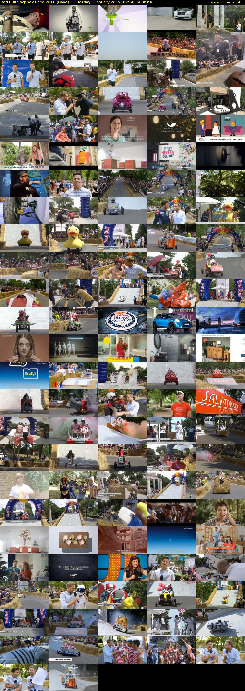 Red Bull Soapbox Race 2018 (Dave) Tuesday 1 January 2019 07:50 - 08:50