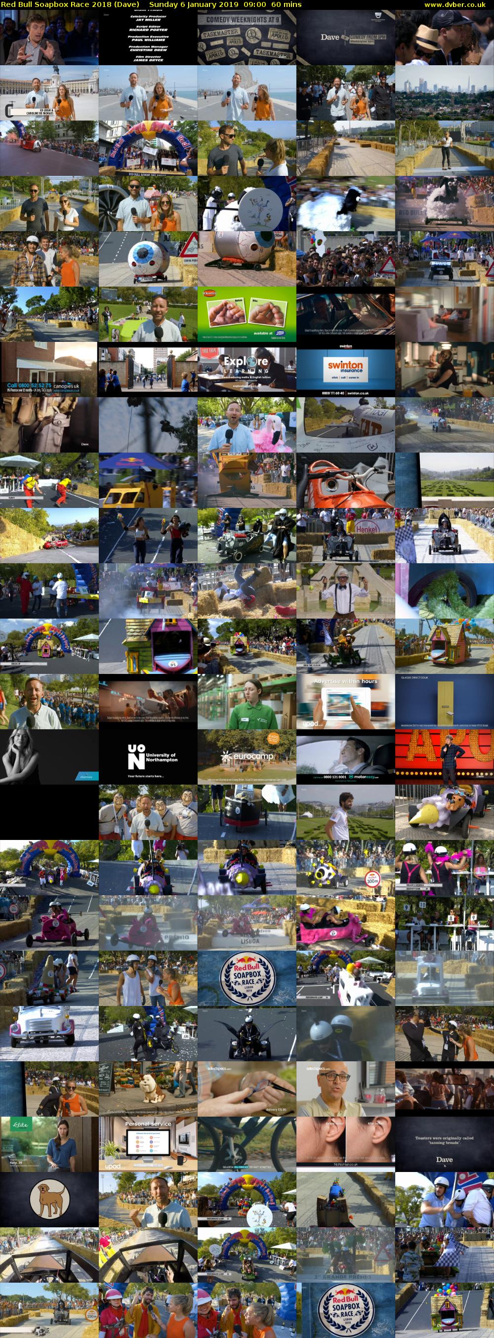 Red Bull Soapbox Race 2018 (Dave) Sunday 6 January 2019 09:00 - 10:00