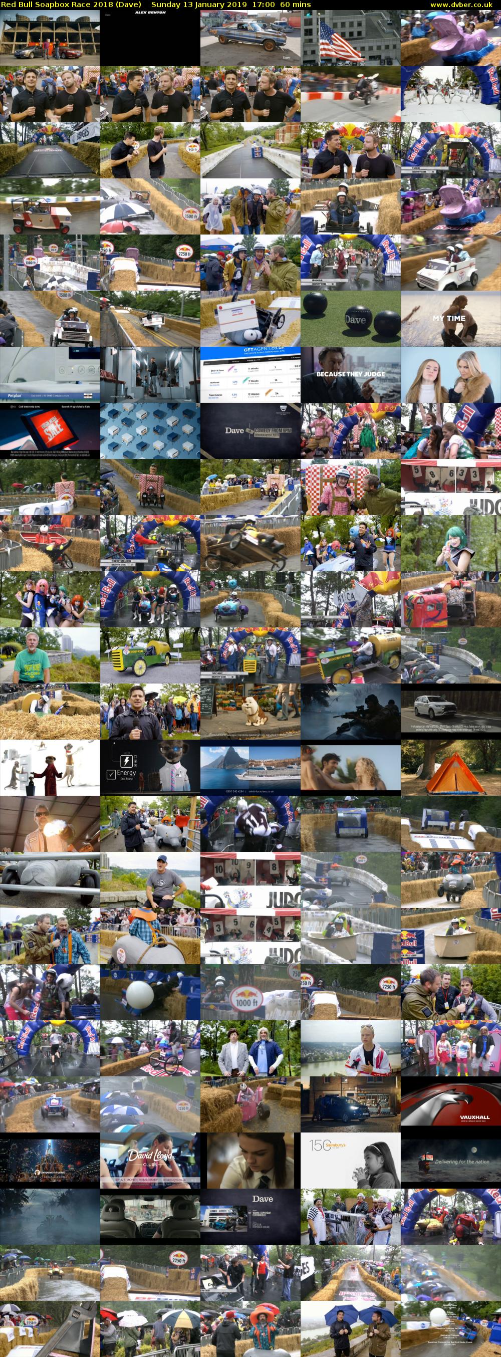 Red Bull Soapbox Race 2018 (Dave) Sunday 13 January 2019 17:00 - 18:00