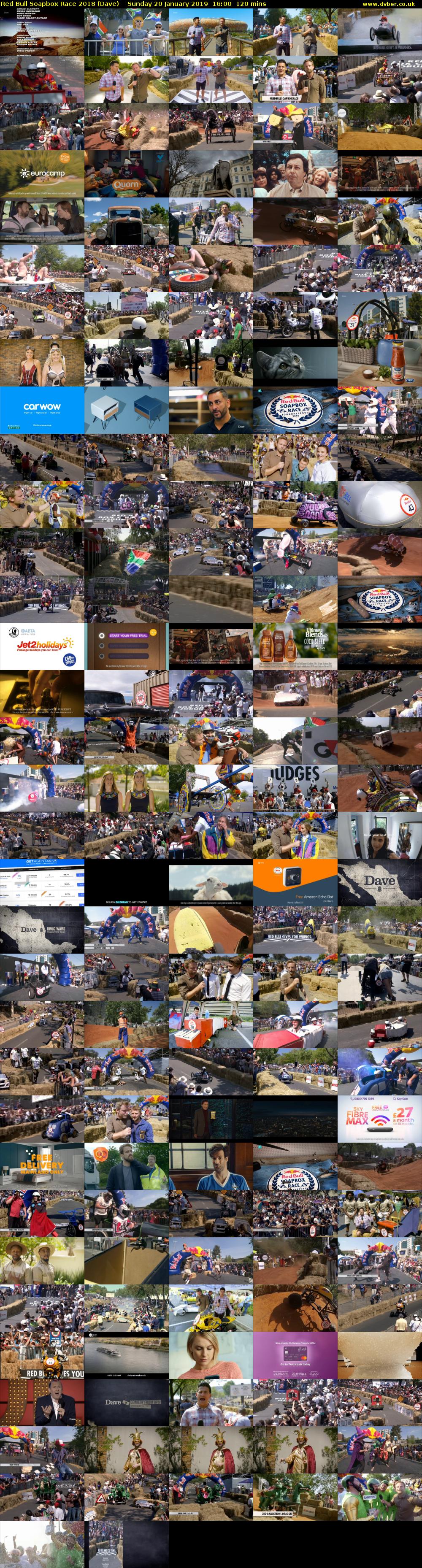 Red Bull Soapbox Race 2018 (Dave) Sunday 20 January 2019 16:00 - 18:00