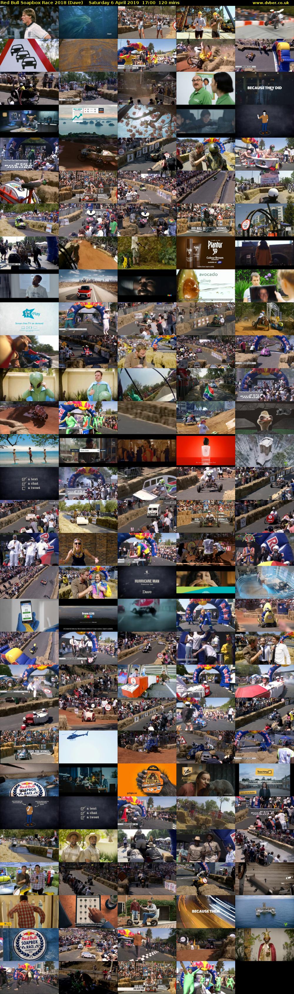 Red Bull Soapbox Race 2018 (Dave) Saturday 6 April 2019 17:00 - 19:00