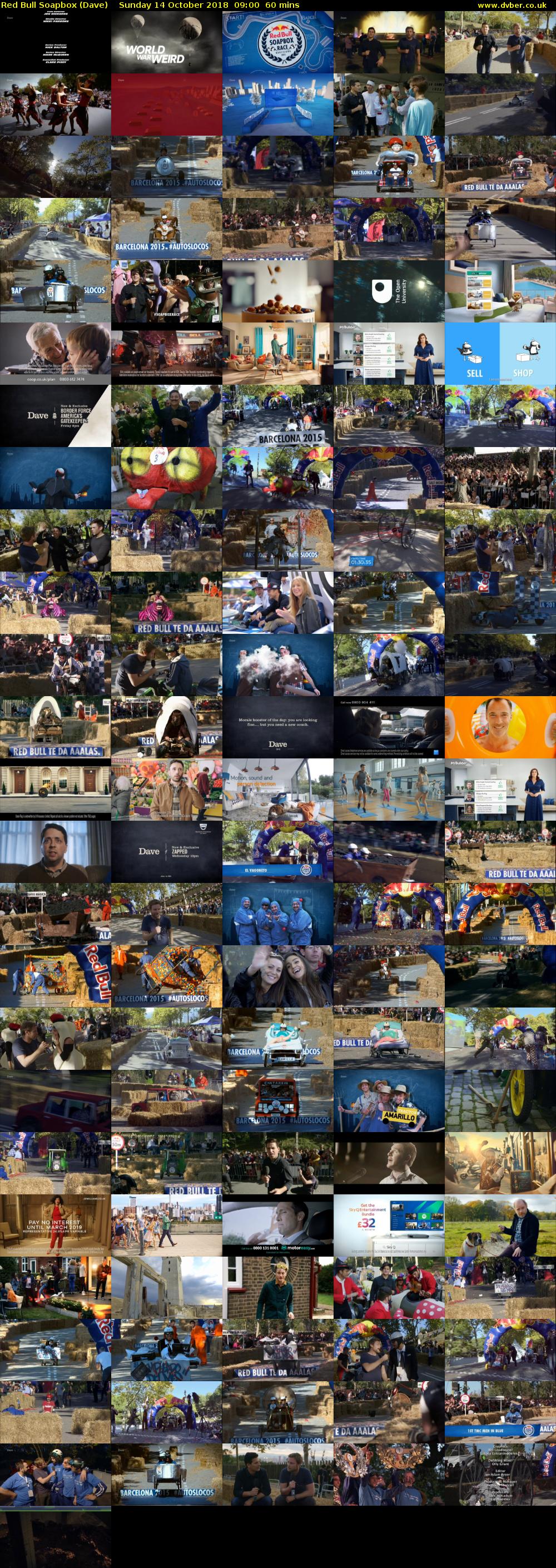 Red Bull Soapbox (Dave) Sunday 14 October 2018 09:00 - 10:00