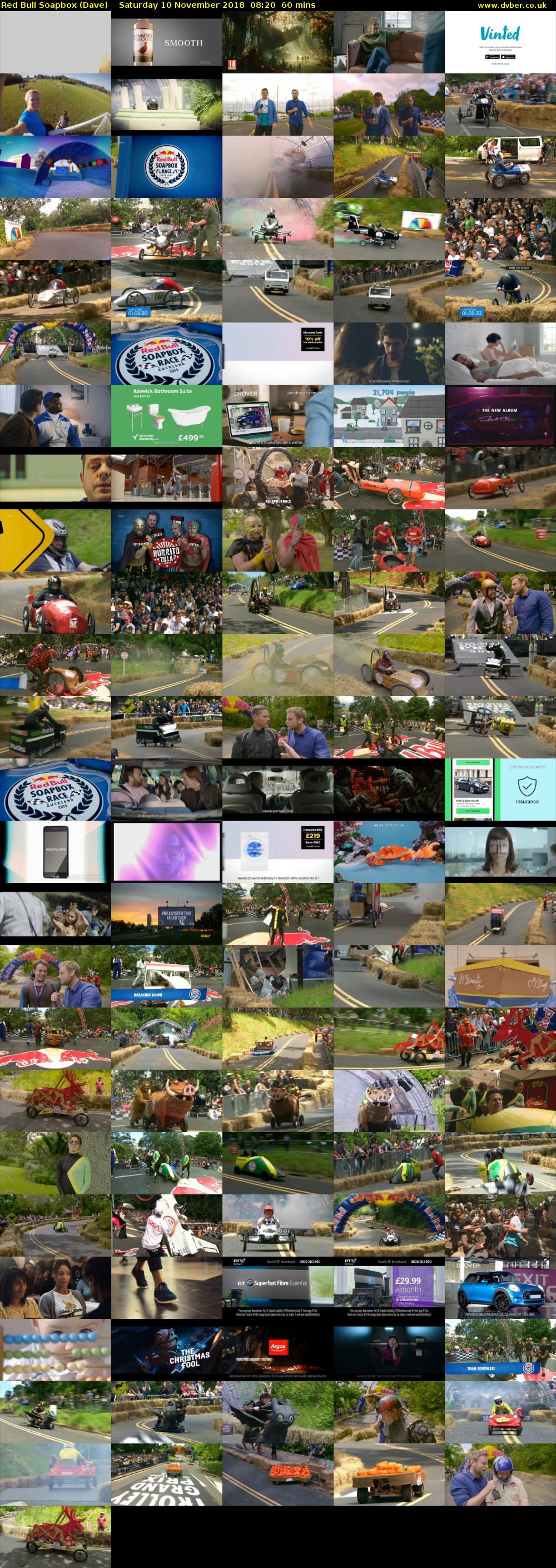 Red Bull Soapbox (Dave) Saturday 10 November 2018 08:20 - 09:20