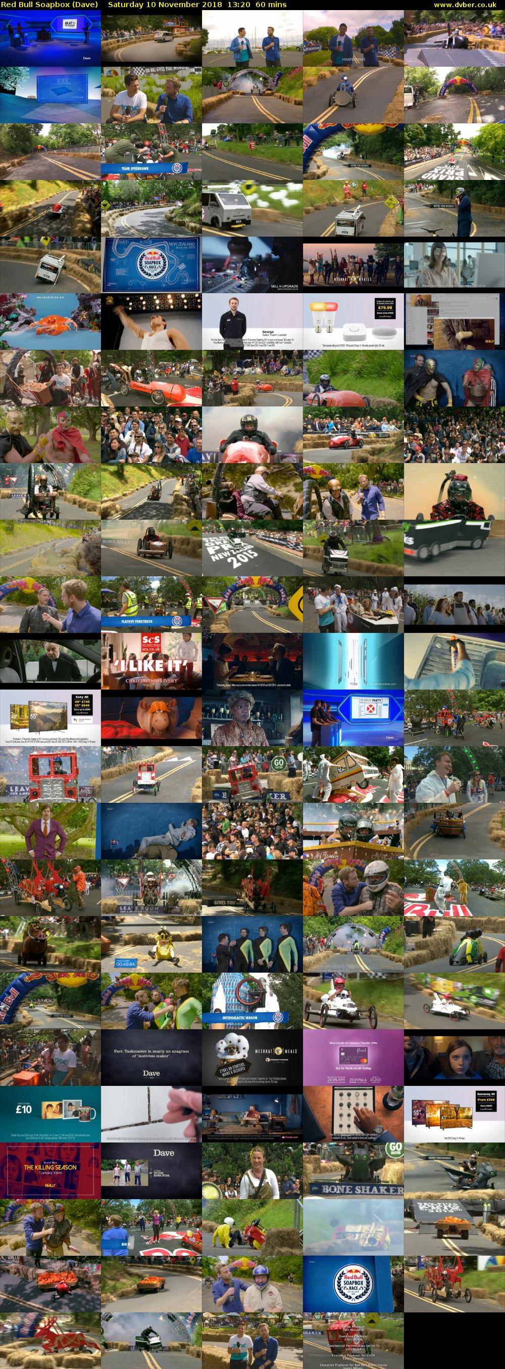 Red Bull Soapbox (Dave) Saturday 10 November 2018 13:20 - 14:20