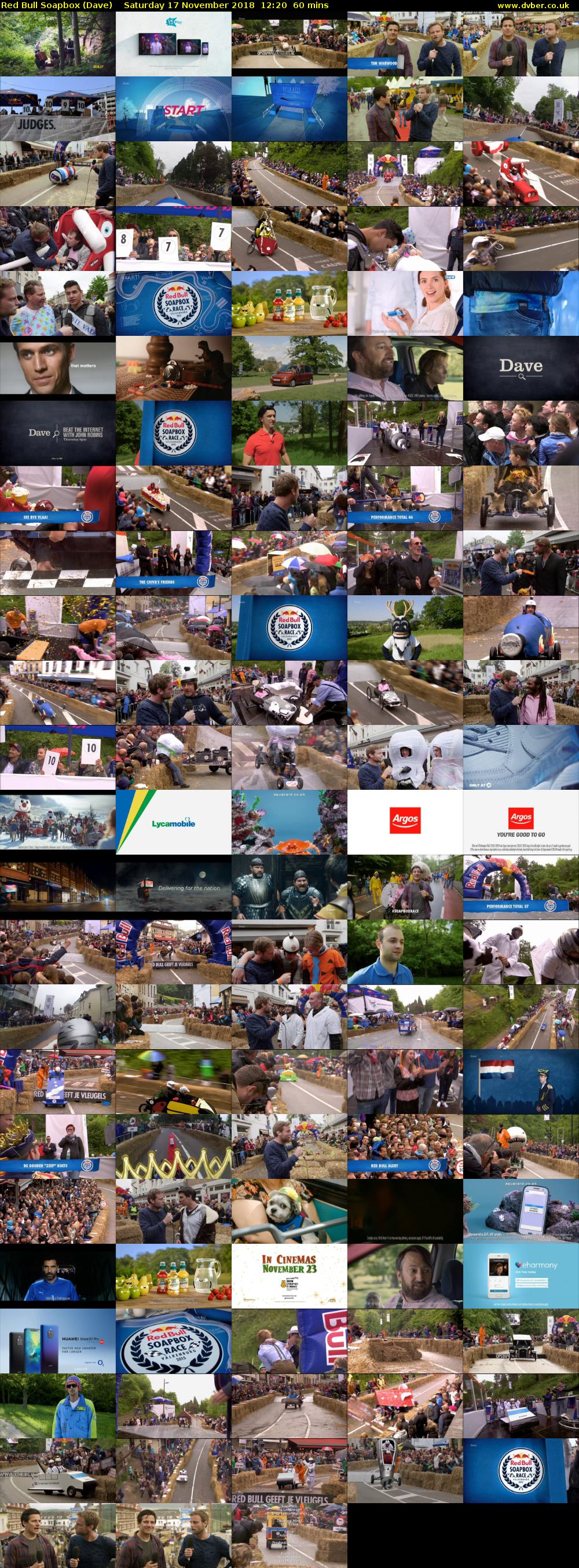 Red Bull Soapbox (Dave) Saturday 17 November 2018 12:20 - 13:20