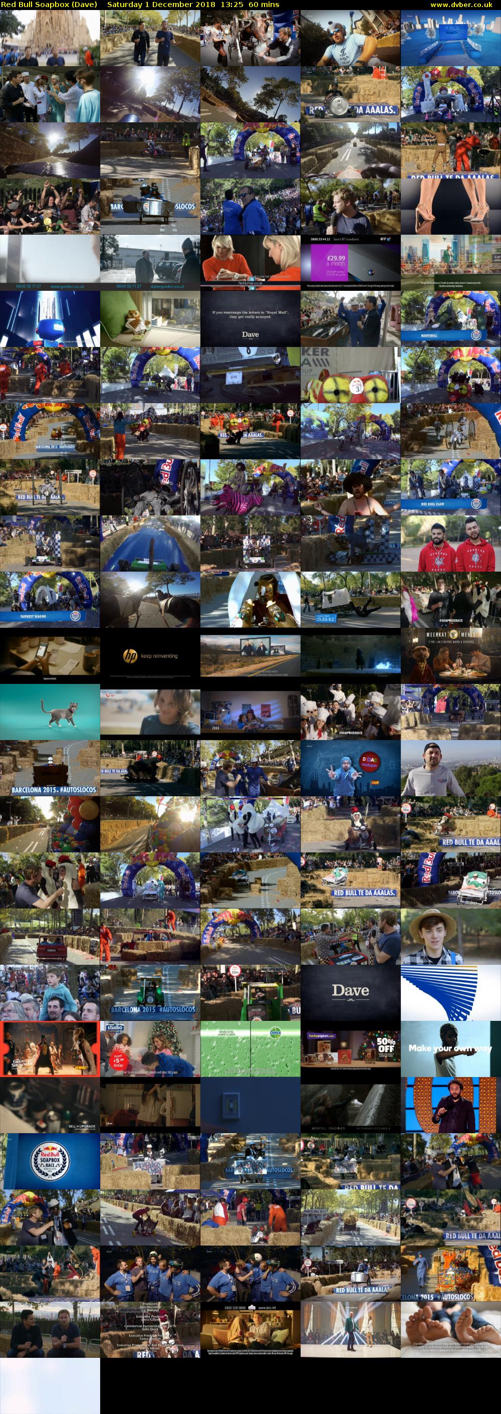 Red Bull Soapbox (Dave) Saturday 1 December 2018 13:25 - 14:25