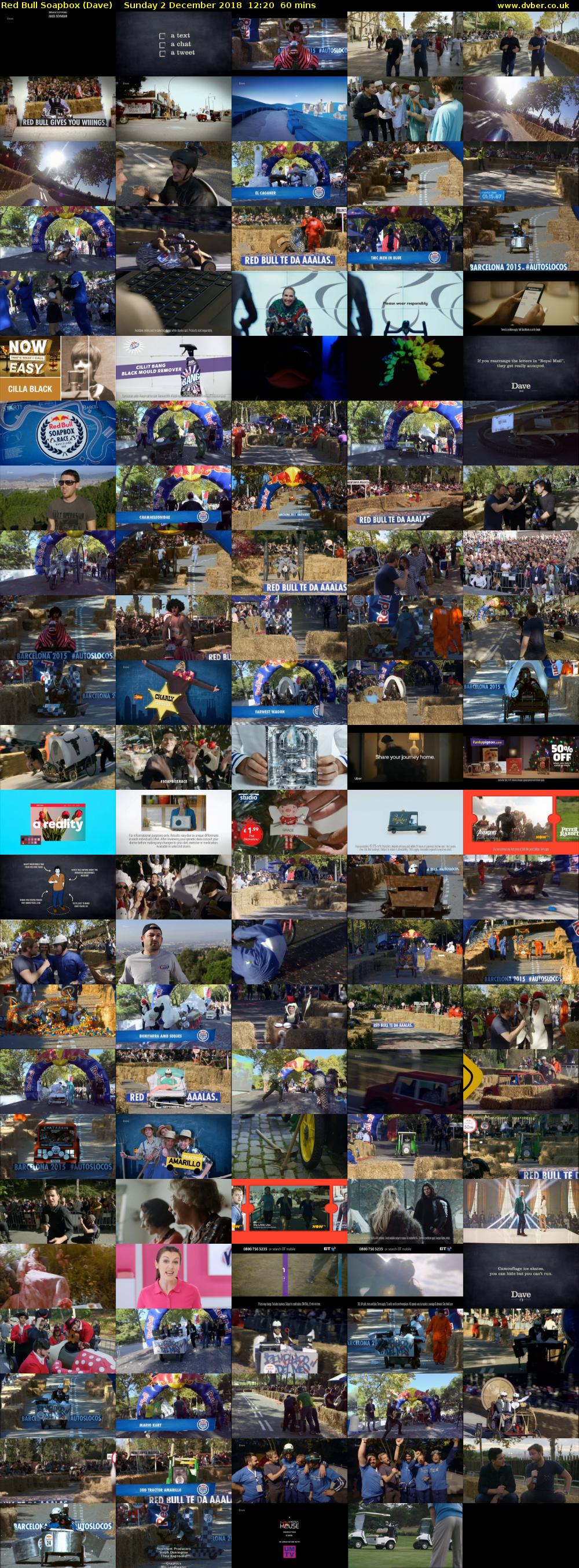 Red Bull Soapbox (Dave) Sunday 2 December 2018 12:20 - 13:20