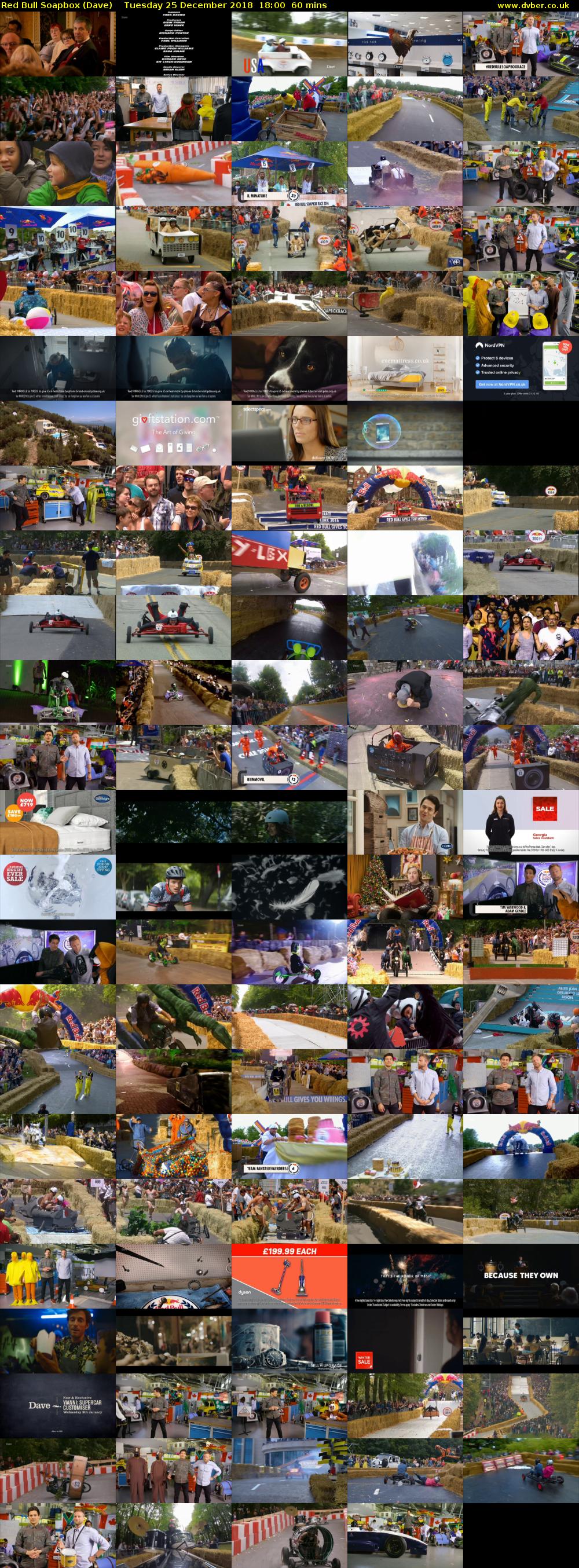 Red Bull Soapbox (Dave) Tuesday 25 December 2018 18:00 - 19:00