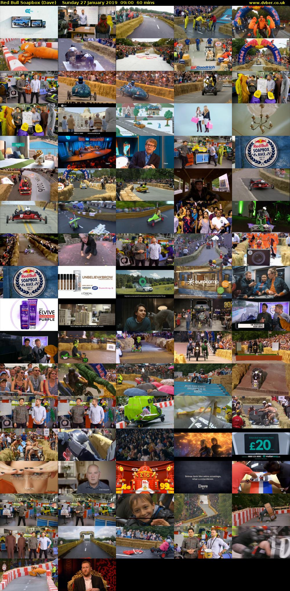 Red Bull Soapbox (Dave) Sunday 27 January 2019 09:00 - 10:00