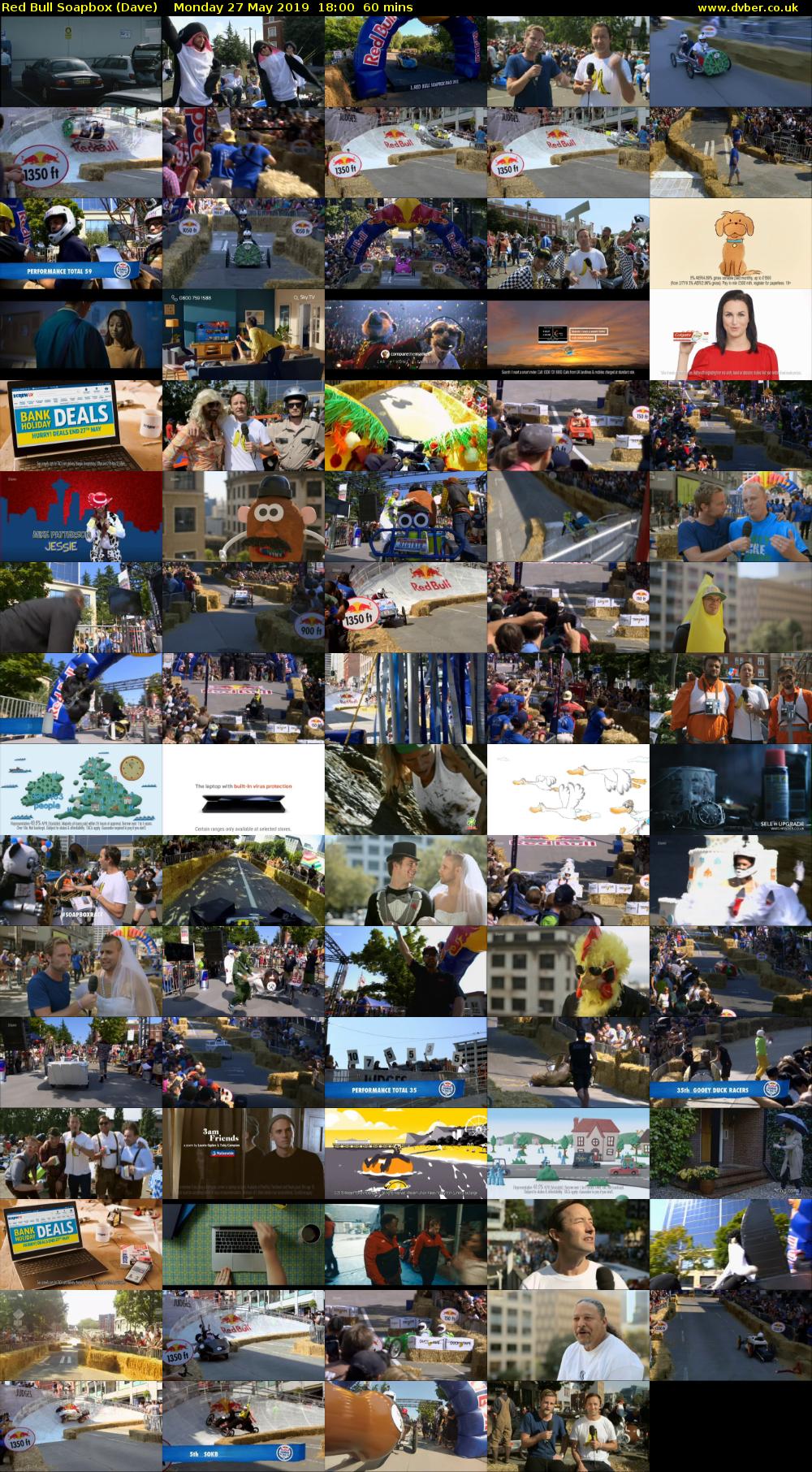 Red Bull Soapbox (Dave) Monday 27 May 2019 18:00 - 19:00