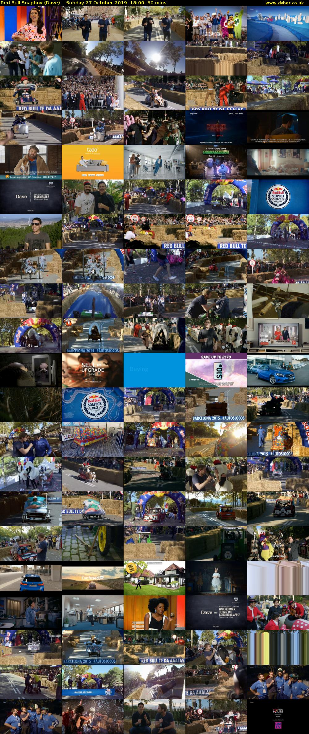 Red Bull Soapbox (Dave) Sunday 27 October 2019 18:00 - 19:00