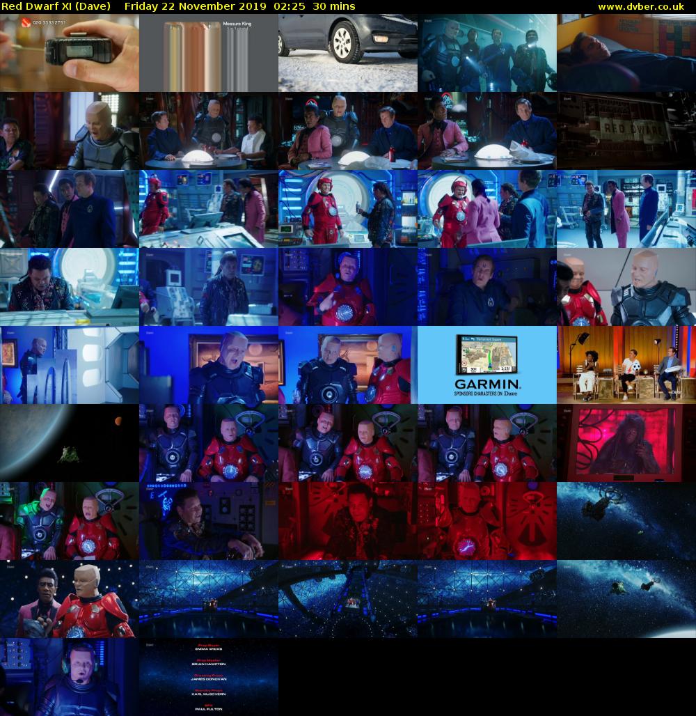 Red Dwarf XI (Dave) Friday 22 November 2019 02:25 - 02:55