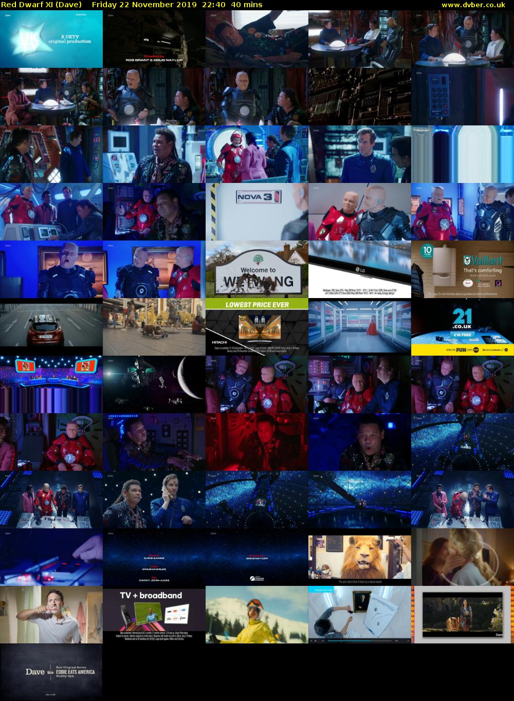Red Dwarf XI (Dave) Friday 22 November 2019 22:40 - 23:20