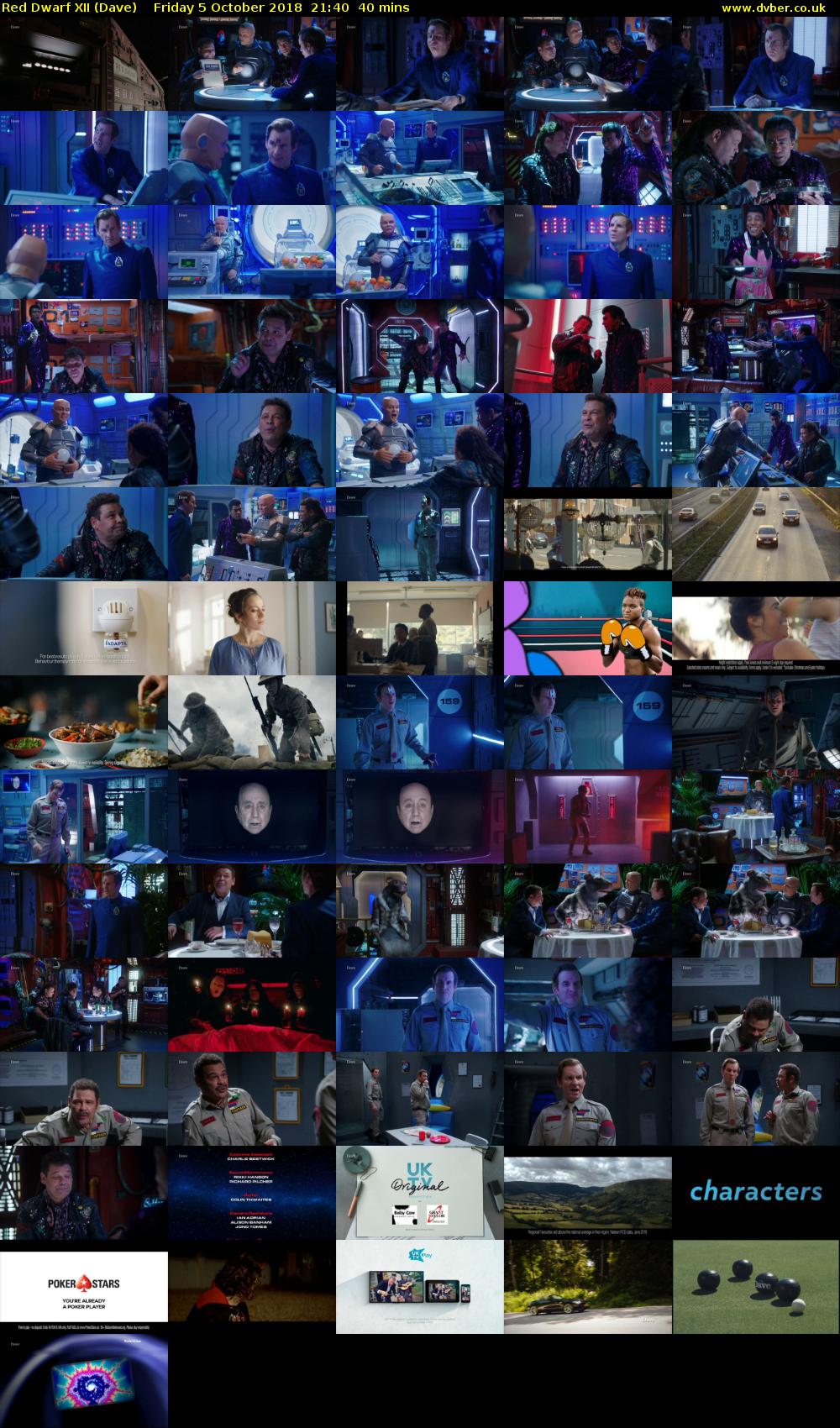 Red Dwarf XII (Dave) Friday 5 October 2018 21:40 - 22:20