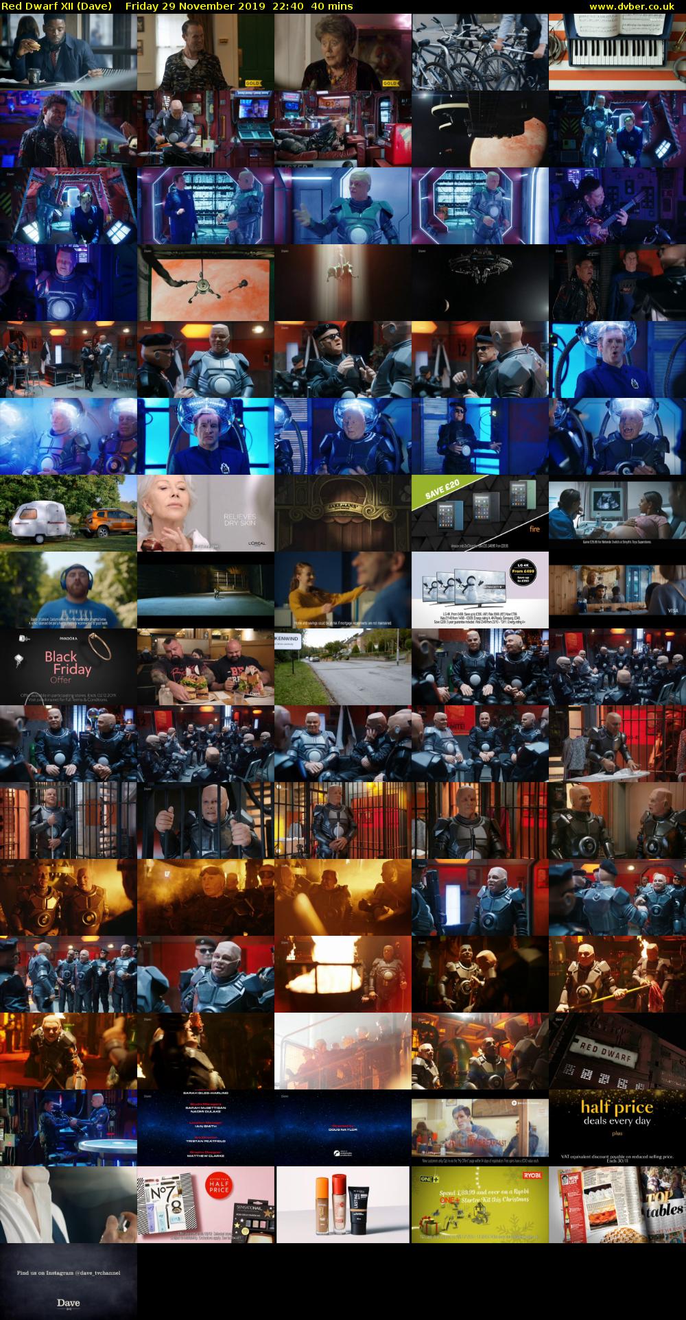 Red Dwarf XII (Dave) Friday 29 November 2019 22:40 - 23:20