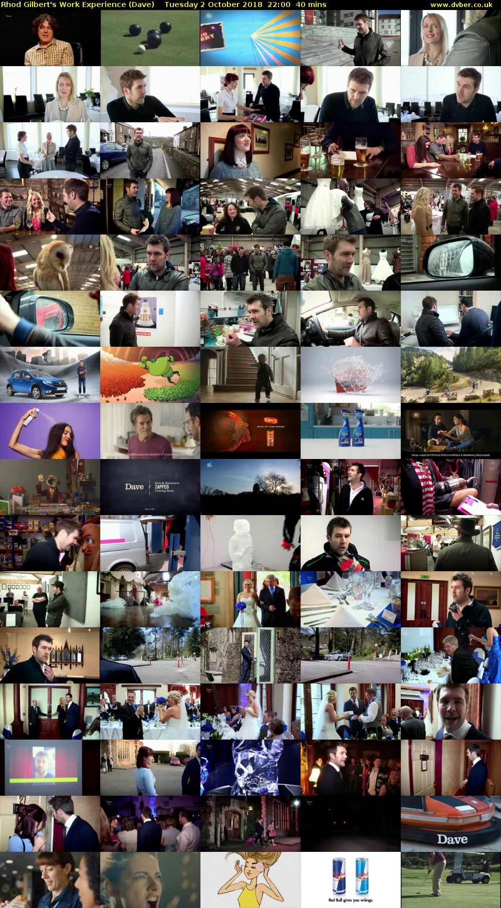 Rhod Gilbert's Work Experience (Dave) Tuesday 2 October 2018 22:00 - 22:40