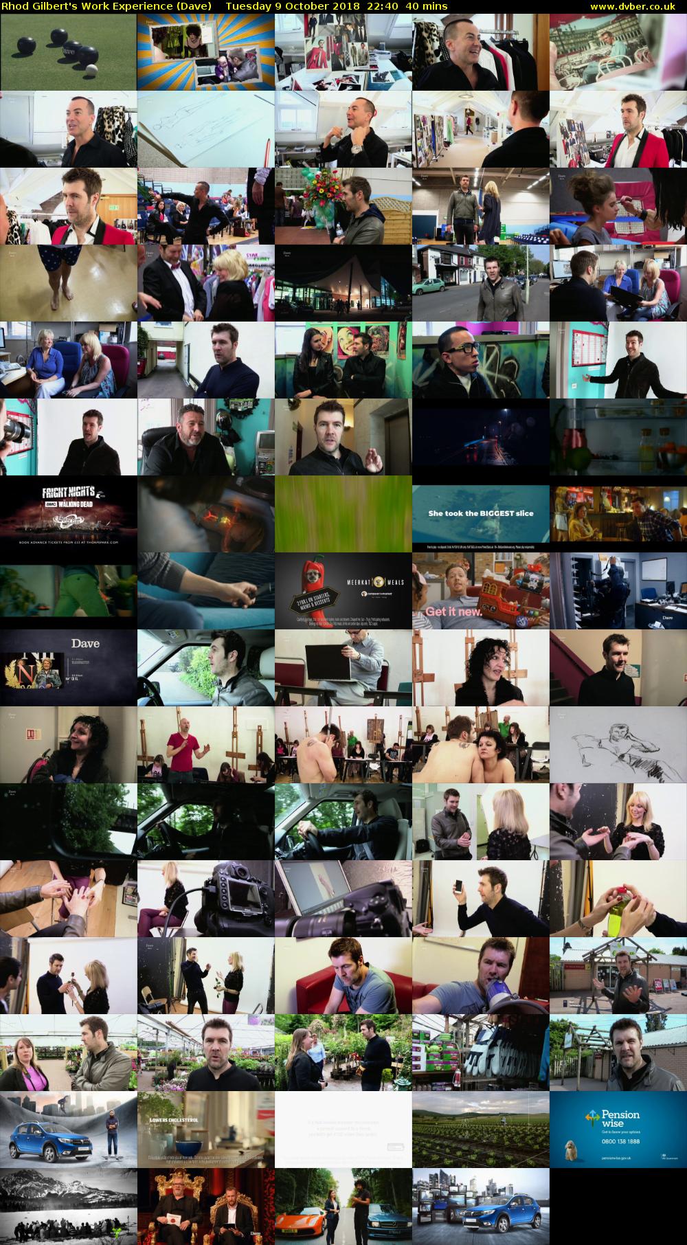 Rhod Gilbert's Work Experience (Dave) Tuesday 9 October 2018 22:40 - 23:20