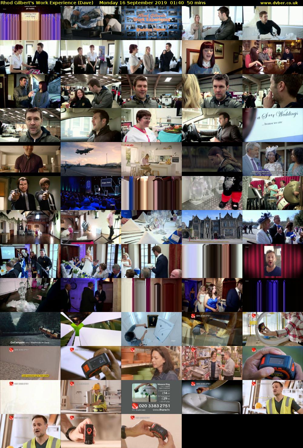 Rhod Gilbert's Work Experience (Dave) Monday 16 September 2019 01:40 - 02:30